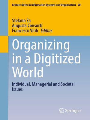cover image of Organizing in a Digitized World